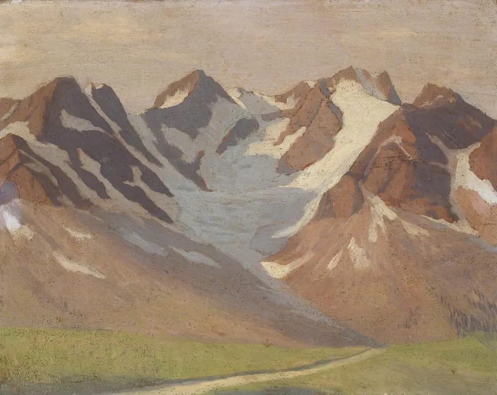 Mountains in the Dauphiné, by Jacques Raverat