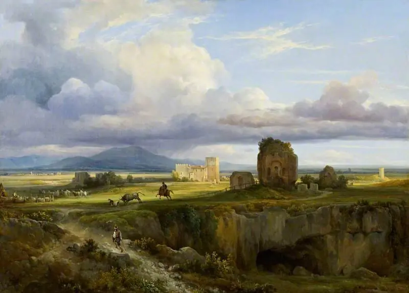 La Via Appia, by Jacques Raymond Brascassat