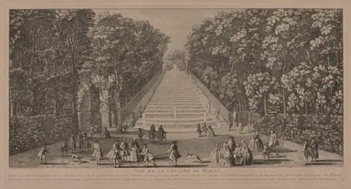 The Cascade at Marli, by Jacques Rigaud