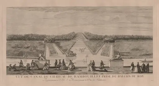 The Chateau from the Canal at Rambouillet, by Jacques Rigaud