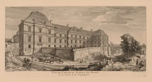 Vue du Château royal de Blois, prise du côté de la campagne, by Jacques Rigaud