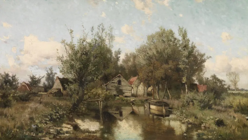 Landscape near Waasmunster, by Jacques Rosseels