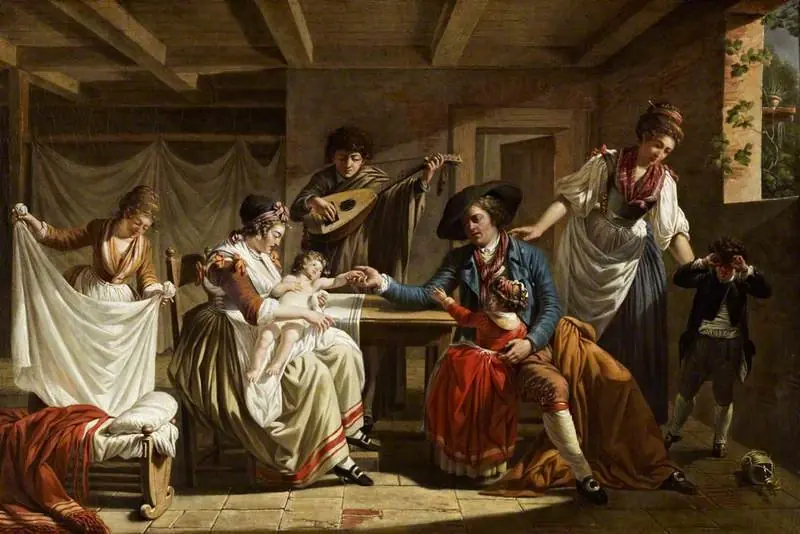 Happy family, by Jacques Sablet
