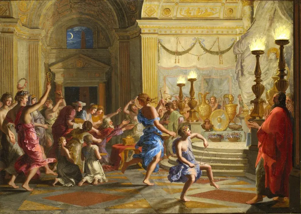 Solomon Worshipping Idols, by Jacques Stella