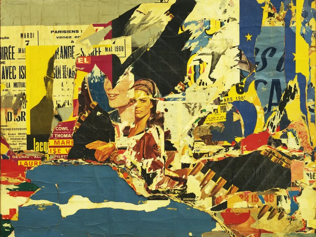 Untitled, by Jacques Villeglé, 1968