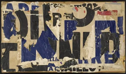 Untitled, by Jacques Villeglé
