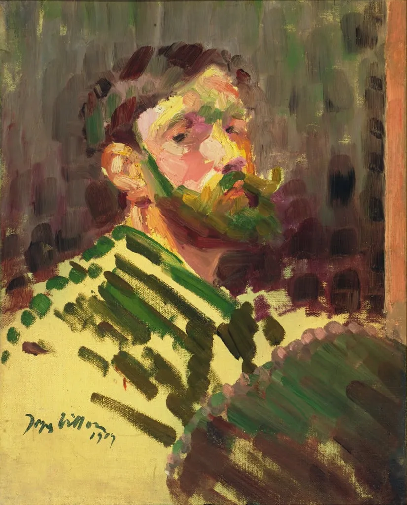 Untitled, by Jacques Villon, oil, 1909