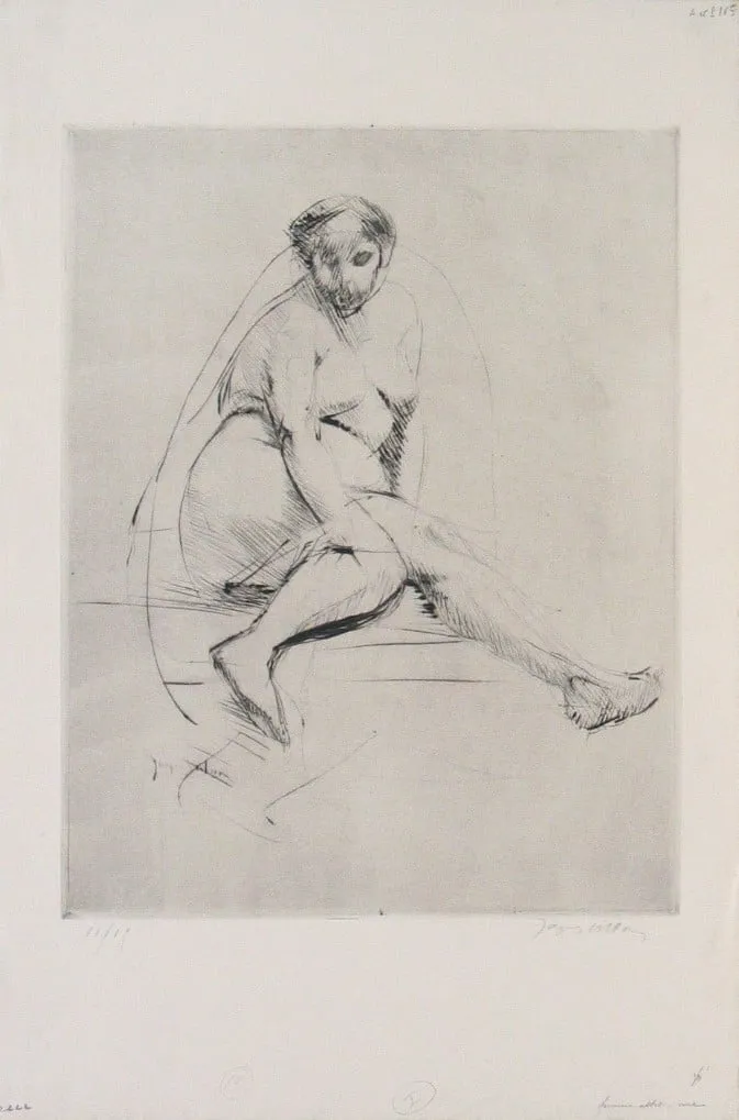 Untitled, by Jacques Villon, ink, 1910