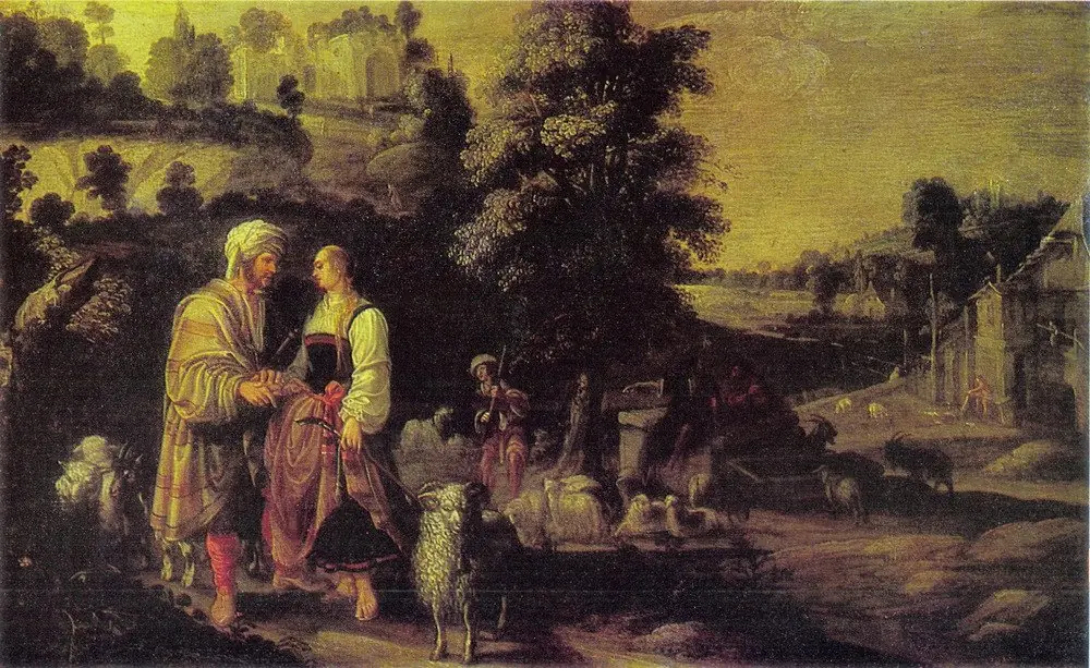Jacob Meeting Rachel, by Jacques Waben