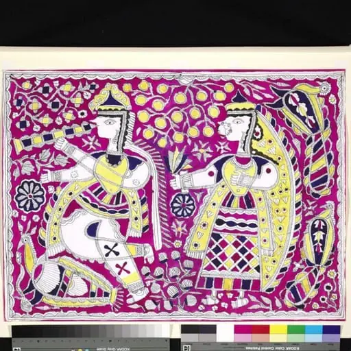 Krishna and Radha, by Jagdami Devi