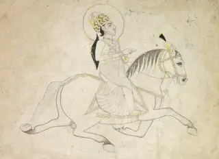 Jai Singh III of Jaipur (r. 1818–1835) Riding