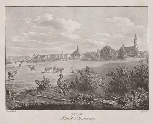 Baiern, Stadt Straubing, by Jakob Alt