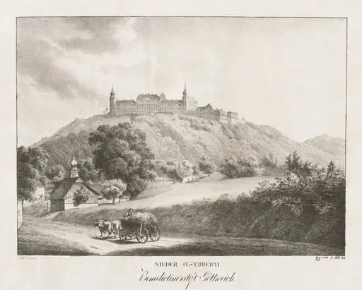 Nieder-oesterreich, Benedictinerstift Gottereich, by Jakob Alt