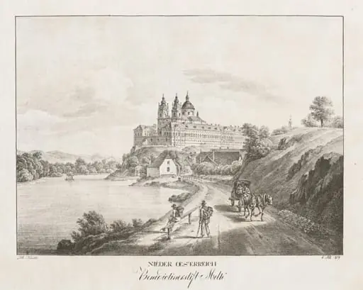 Nieder-oesterreich, Benedictinerstift Melk, by Jakob Alt
