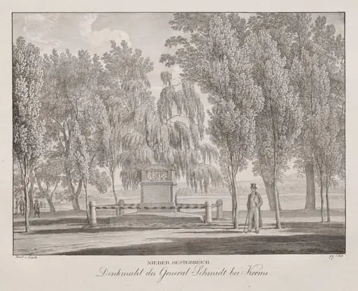 Nieder-oesterreich, Dankmahl des General Schmidt bei Krems, by Jakob Alt