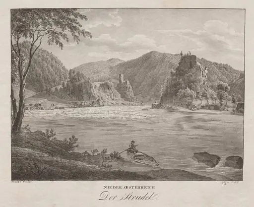 Nieder-oesterreich, Der Strudel, by Jakob Alt