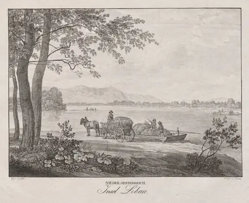 Nieder-oesterreich, Insel Lobau, by Jakob Alt