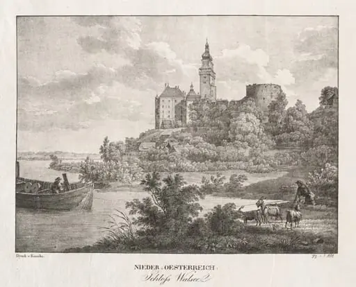Nieder-oesterreich, Schloss Walseel, by Jakob Alt