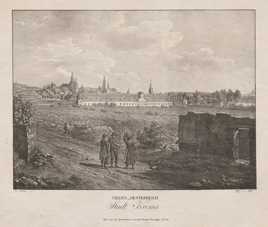 Nieder-oesterreich, Stadt Krems, by Jakob Alt, 1839