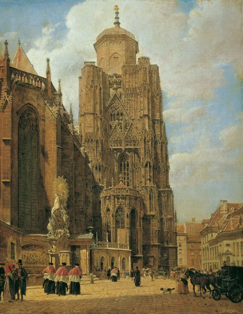 St. Stephen's Cathedral in Vienna, by Jakob Alt