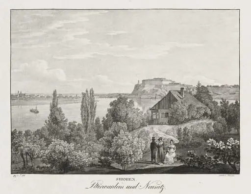 Syrmien, Peterwardein und Neusatz, by Jakob Alt