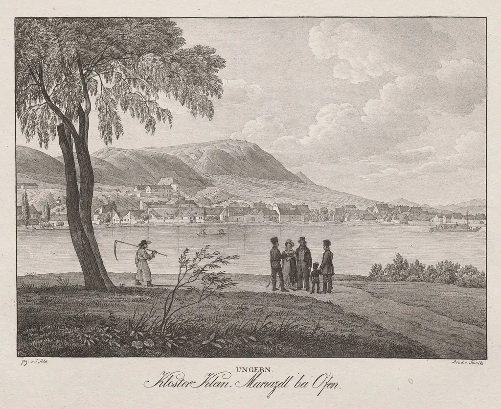 Ungern, Kloster Klein, Mariazell bei Ofen, by Jakob Alt, 1839