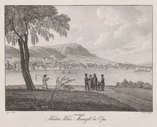 Ungern, Kloster Klein, Mariazell bei Ofen, by Jakob Alt