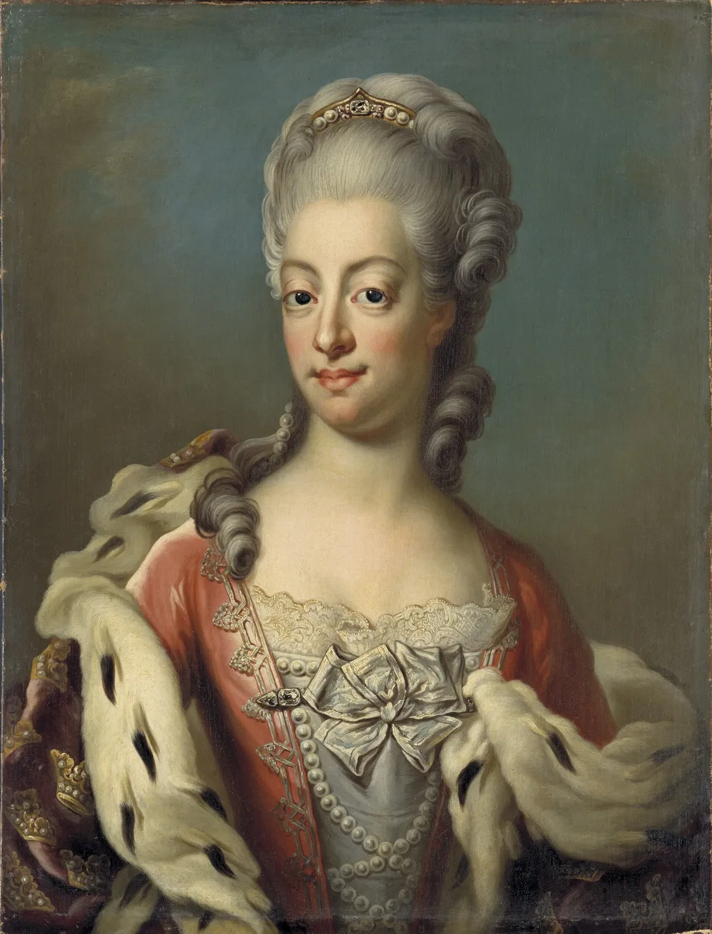 Sofia Magdalena, 1746-1813, Prinsessa av Danmark, drottning av Sverige, by Jakob Björck, unspecified, 1794