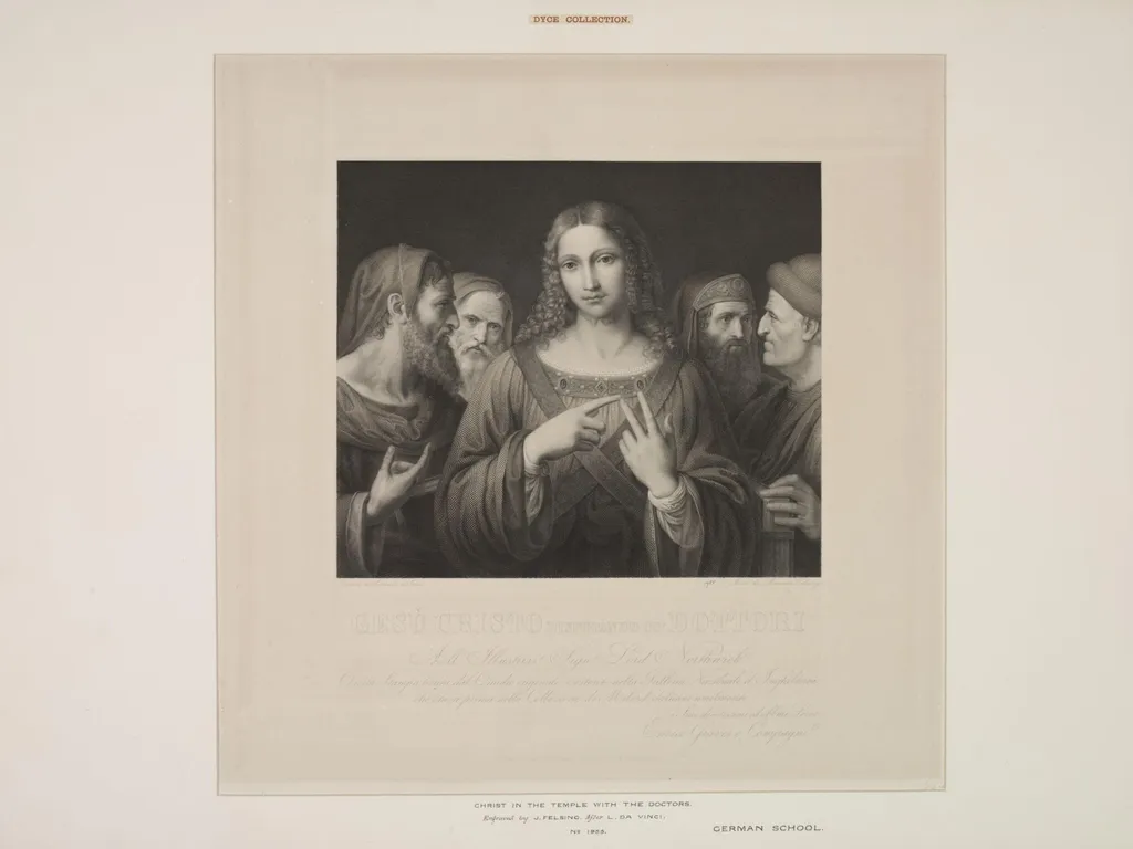 Christ Disputing with the Doctors, by Jakob Felsing, 1850