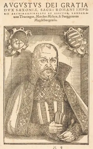 Augustus Hertzog zu Sachsen, by Jakob Lucius the Elder
