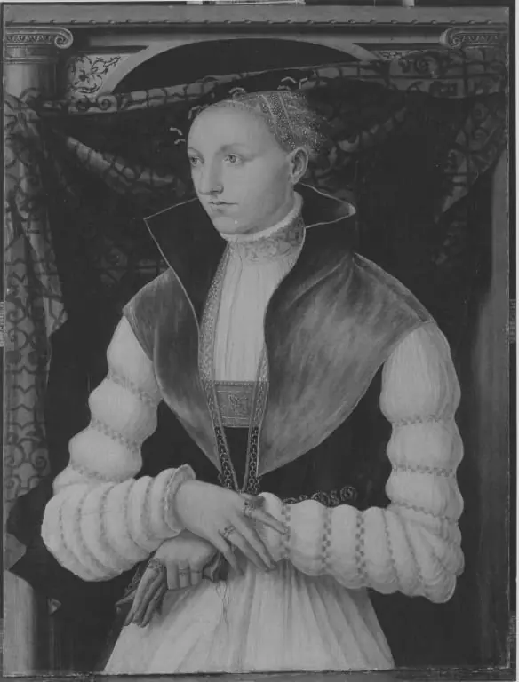 Bildnis einer Dame (?), by Jakob Seisenegger