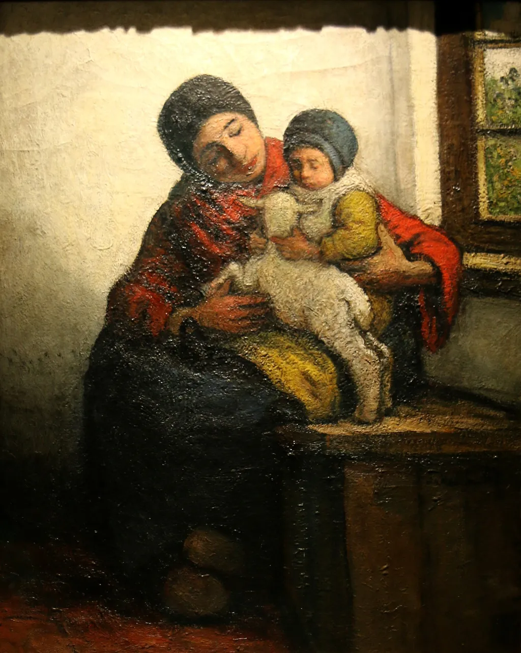 Mater amabilis, by Jakob Smits, oil, 1901