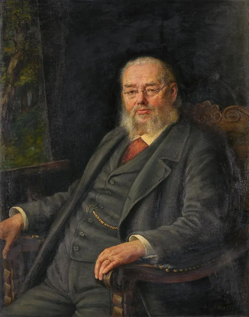 Bildnis Rudolf Koller, by Jakob Welti