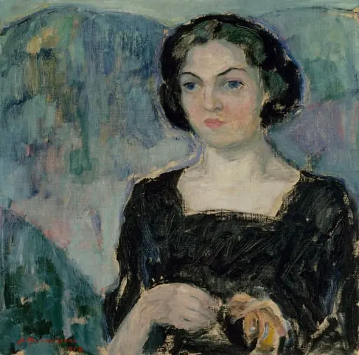 Rouva Bertha Stenmanin muotokuva, by Jalmari Ruokokoski