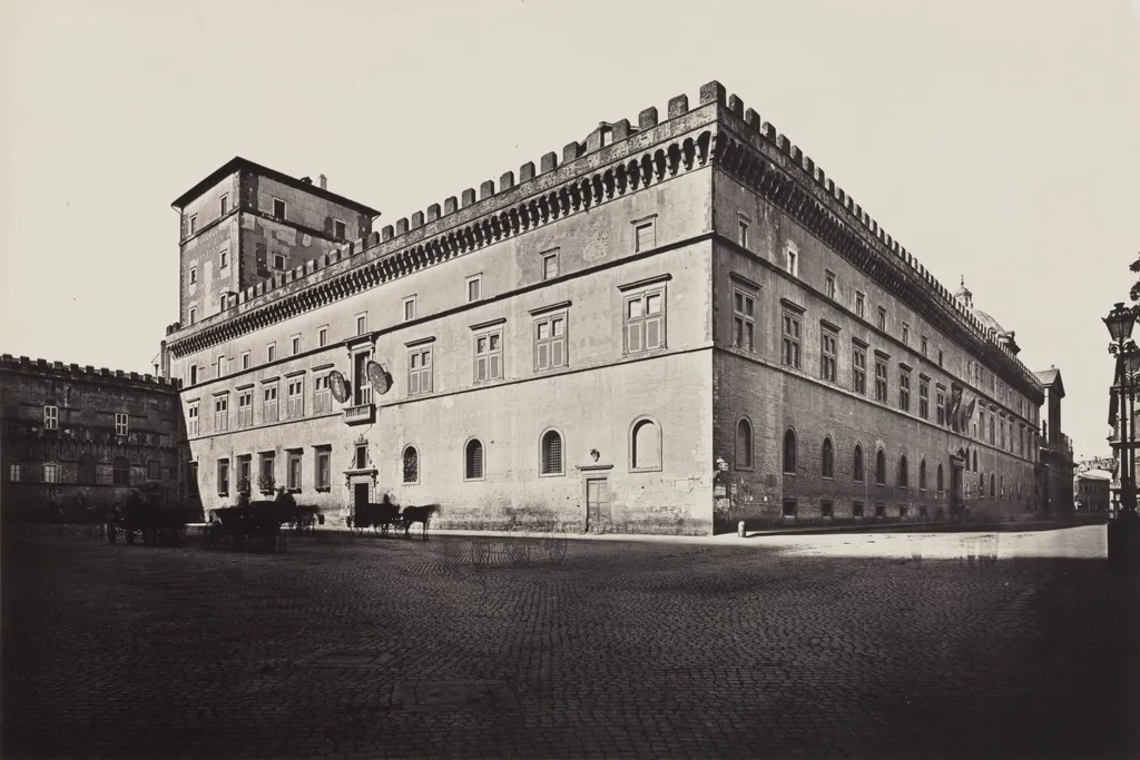 Palazzetto Venezia, Rome, by James Anderson, 1874