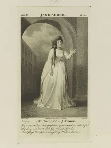 Mrs. Siddons as Jane Shore, by James ARA Heath