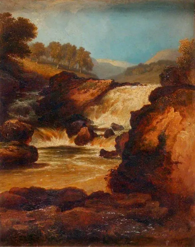 A Waterfall, by James Arthur O'Connor