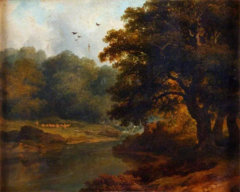 Landscape with a Stream and Woods, by James Arthur O'Connor