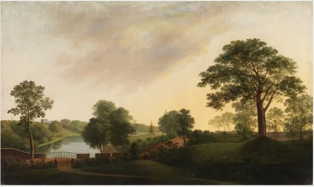 Pleasure Grounds, Ballinrobe, by James Arthur O'Connor, oil, 1818