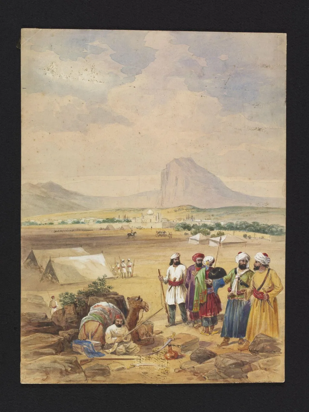 City of Candahar, by James Atkinson, watercolor, 1840