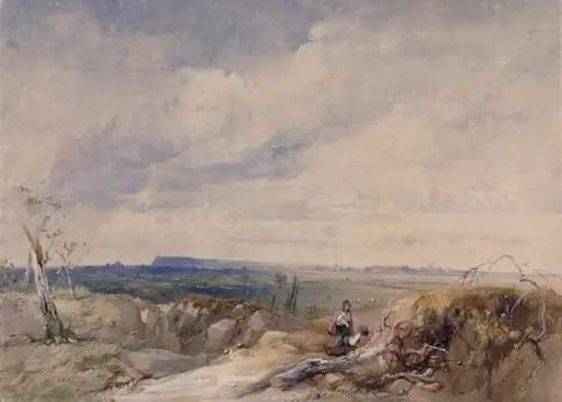 Landscape With Figures, by James Baker Pyne