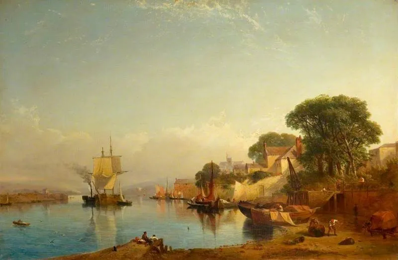 The Menai Strait, by James Baker Pyne, oil, 1846