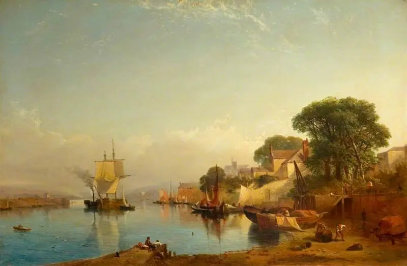 The Menai Strait, by James Baker Pyne