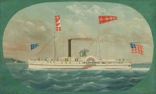 Steamer "St. Lawrence", by James Bard