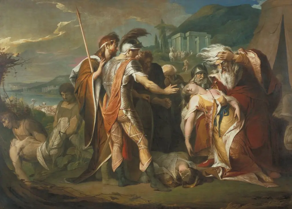 King Lear Weeping over the Dead Body of Cordelia, by James Barry