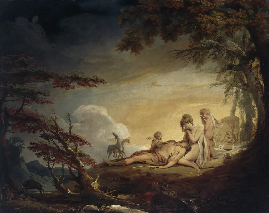 The Death of Adonis, by James Barry, oil, 1775