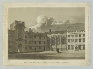 Part of the quadrangle of Exeter College