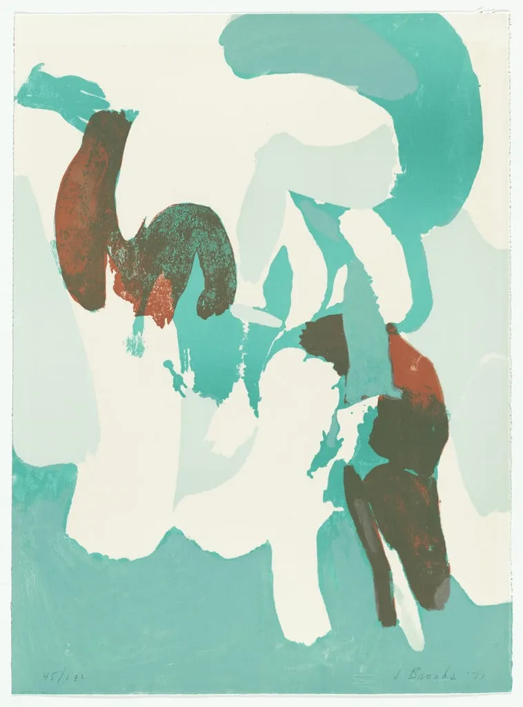 Untitled, by James Brooks, ink, 1971