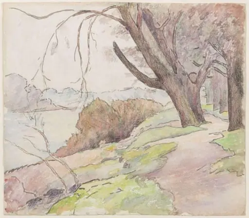 Towpath, Richmond, 1913, by James Brown