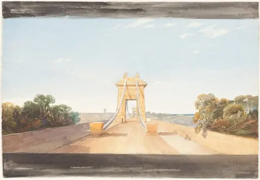 Clifton Suspension Bridge near Bristol, by James Bulwer